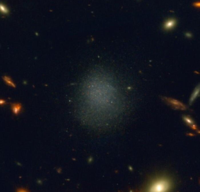 Unexpected Galaxy Photobombs Cluster