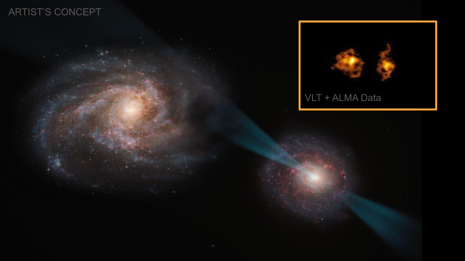 The Jet that Pierced a Galaxy