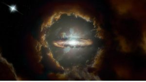 Massive galaxy found in early universe