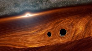 Black Hole Collision May Have Exploded with Light