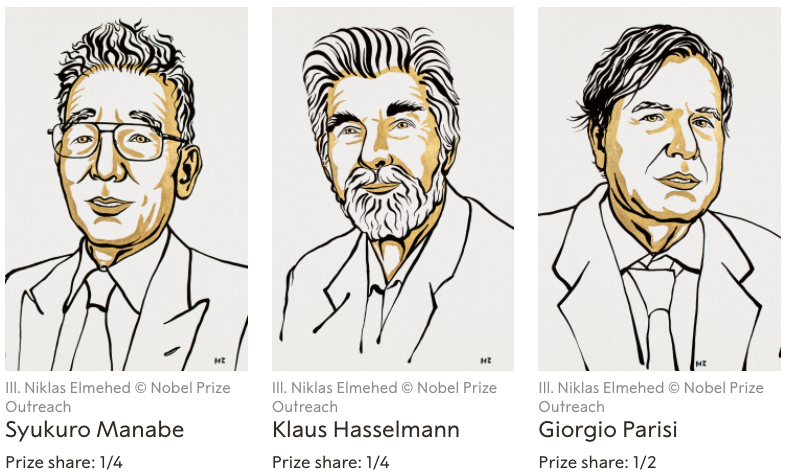 Nobel Prize in Physics Given for Complex System Research Nobel Prize in Physics Given for Complex System Research